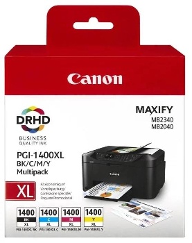 Набор картриджей Canon PGI-1400XL многоцветный, 4 картриджа