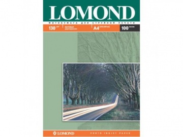 Фотобумага Lomond для струйной печати Двусторонняя, Матовая A4, 100л./130г.